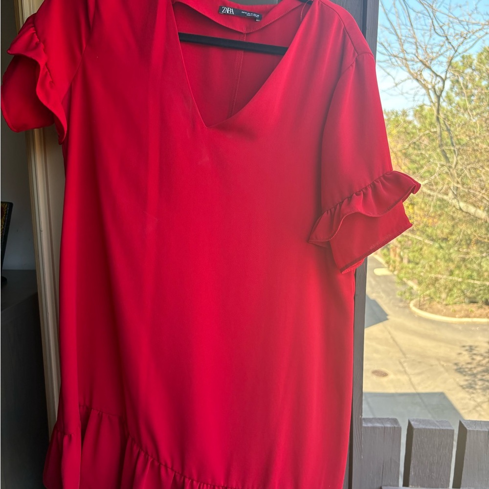Zara Red Mini Dress